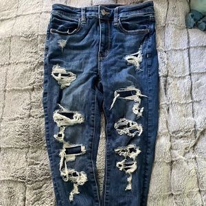 super high rise jeggings size 6 short